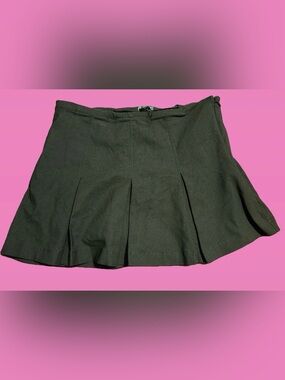 wild fable Black Pleated Mini Skirt